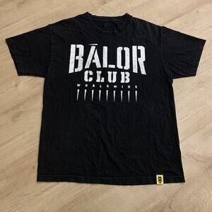 WWE Finn Balor NXT Balor Club Worldwide T-Shirt Men's Large L Wrestling Black